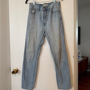 Madewell perfect vintage jean, light wash